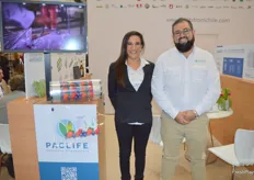 Paclife, una empresa de envasado de Chile, contó con Paulina Urrutia y Cristian Parra, quienes esperan incursionar en Europa.